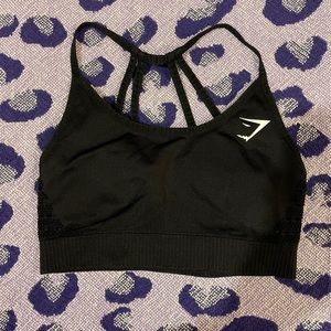 Black gymshark sports bra
